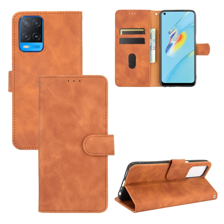 Solid Color Skin Feel Magnetic Buckle Horizontal Flip Calf Texture PU Leather Case with Holder & Card Slots & Wallet, For Realme 8 / Realme 8 Pro, For OPPO A54 4G, For Samsung Galaxy S21 FE, For OPPO F19 Pro / A94, For HTC Desire 21 Pro 5G�������������...