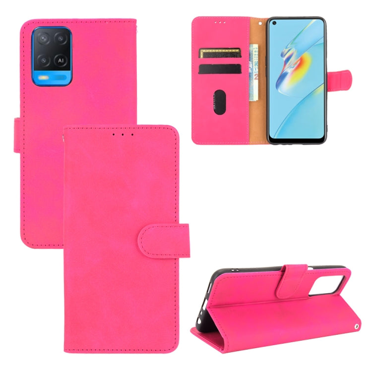 Solid Color Skin Feel Magnetic Buckle Horizontal Flip Calf Texture PU Leather Case with Holder & Card Slots & Wallet, For Realme 8 / Realme 8 Pro, For OPPO A54 4G, For Samsung Galaxy S21 FE, For OPPO F19 Pro / A94, For HTC Desire 21 Pro 5G�������������...