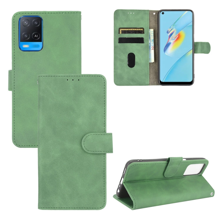 Solid Color Skin Feel Magnetic Buckle Horizontal Flip Calf Texture PU Leather Case with Holder & Card Slots & Wallet, For Realme 8 / Realme 8 Pro, For OPPO A54 4G, For Samsung Galaxy S21 FE, For OPPO F19 Pro / A94, For HTC Desire 21 Pro 5G�������������...