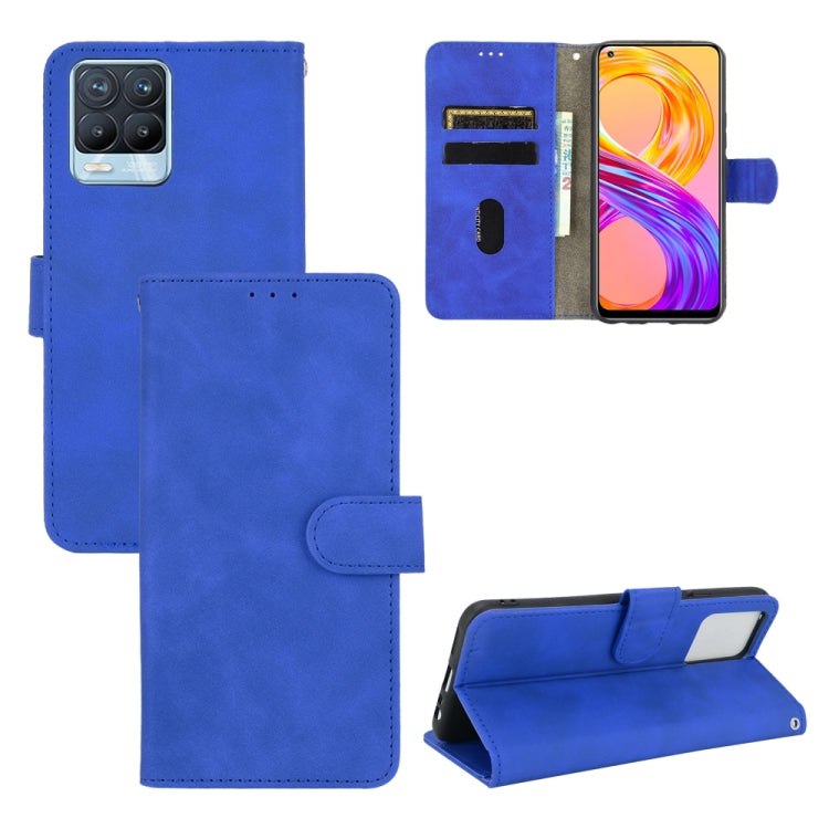 Solid Color Skin Feel Magnetic Buckle Horizontal Flip Calf Texture PU Leather Case with Holder & Card Slots & Wallet, For Realme 8 / Realme 8 Pro, For OPPO A54 4G, For Samsung Galaxy S21 FE, For OPPO F19 Pro / A94, For HTC Desire 21 Pro 5G�������������...
