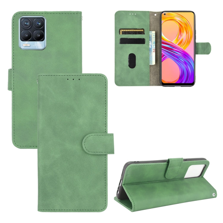 Solid Color Skin Feel Magnetic Buckle Horizontal Flip Calf Texture PU Leather Case with Holder & Card Slots & Wallet, For Realme 8 / Realme 8 Pro, For OPPO A54 4G, For Samsung Galaxy S21 FE, For OPPO F19 Pro / A94, For HTC Desire 21 Pro 5G�������������...