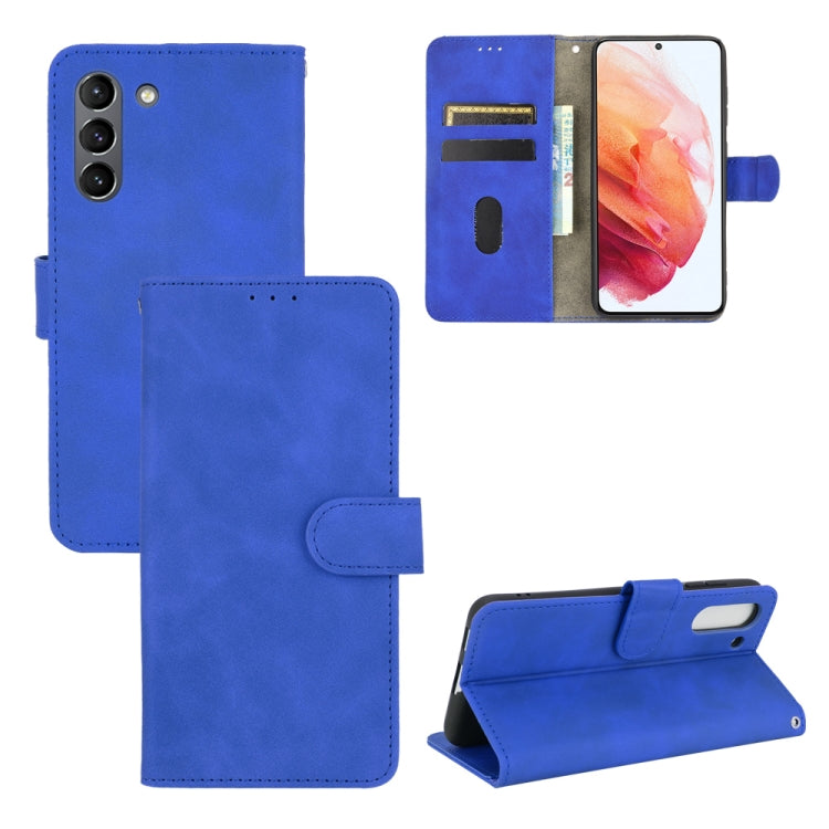 Solid Color Skin Feel Magnetic Buckle Horizontal Flip Calf Texture PU Leather Case with Holder & Card Slots & Wallet, For Realme 8 / Realme 8 Pro, For OPPO A54 4G, For Samsung Galaxy S21 FE, For OPPO F19 Pro / A94, For HTC Desire 21 Pro 5G�������������...