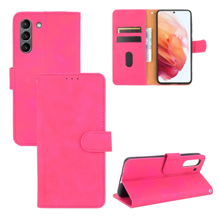 Solid Color Skin Feel Magnetic Buckle Horizontal Flip Calf Texture PU Leather Case with Holder & Card Slots & Wallet, For Realme 8 / Realme 8 Pro, For OPPO A54 4G, For Samsung Galaxy S21 FE, For OPPO F19 Pro / A94, For HTC Desire 21 Pro 5G�������������...
