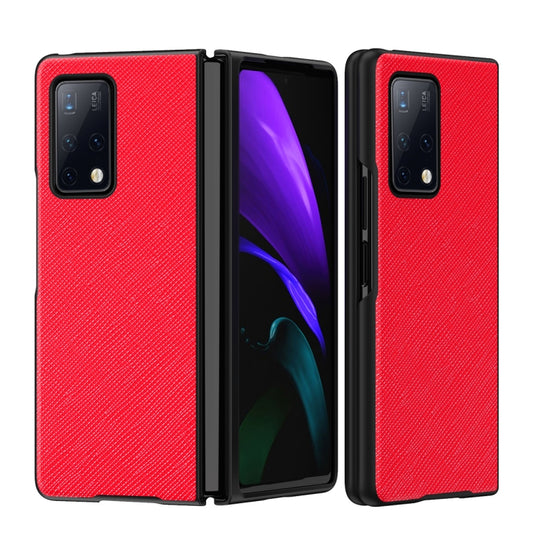 Leather Texture + PC Full Coverge Folding Case
