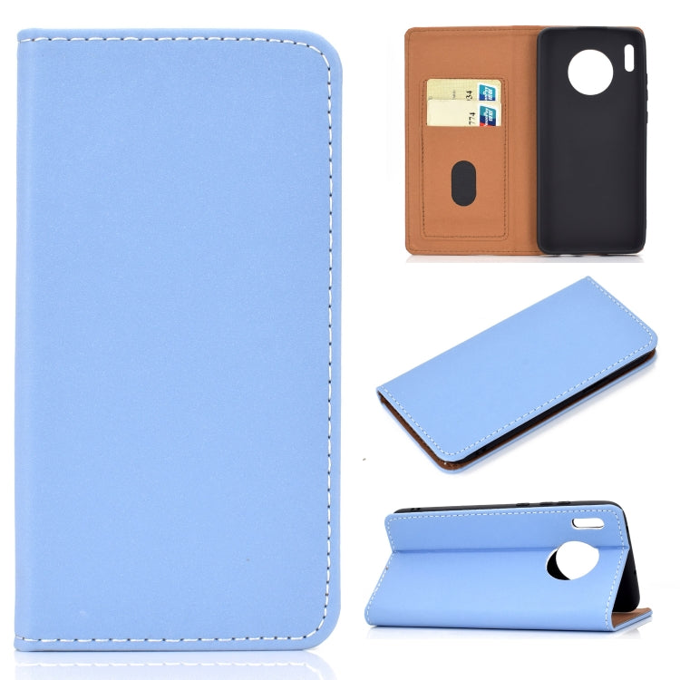 Solid Color Magnetic Horizontal Flip Leather Case with Card Slot & Holder, For Xiaomi Redmi Note 8, For Xiaomi Mi CC9, For Xiaomi Mi CC9e, For Huawei Mate 30, For Huawei Mate 30 Lite, For Galaxy A10, For Galaxy A10s, For Galaxy A30, For Galaxy A40�����...