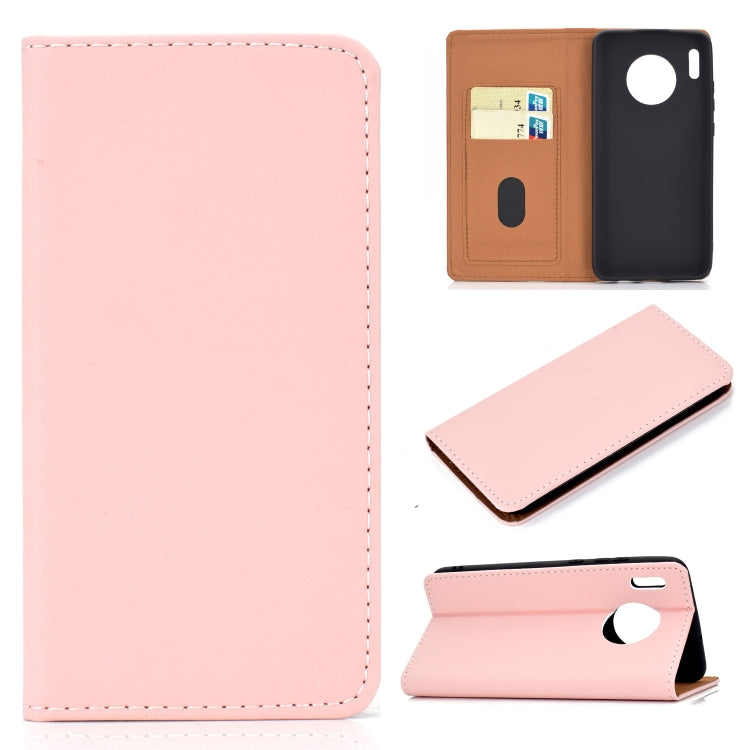 Solid Color Magnetic Horizontal Flip Leather Case with Card Slot & Holder, For Xiaomi Redmi Note 8, For Xiaomi Mi CC9, For Xiaomi Mi CC9e, For Huawei Mate 30, For Huawei Mate 30 Lite, For Galaxy A10, For Galaxy A10s, For Galaxy A30, For Galaxy A40�����...
