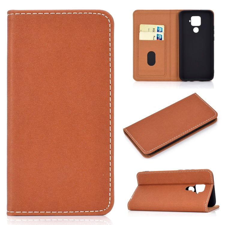 Solid Color Magnetic Horizontal Flip Leather Case with Card Slot & Holder, For Xiaomi Redmi Note 8, For Xiaomi Mi CC9, For Xiaomi Mi CC9e, For Huawei Mate 30, For Huawei Mate 30 Lite, For Galaxy A10, For Galaxy A10s, For Galaxy A30, For Galaxy A40�����...