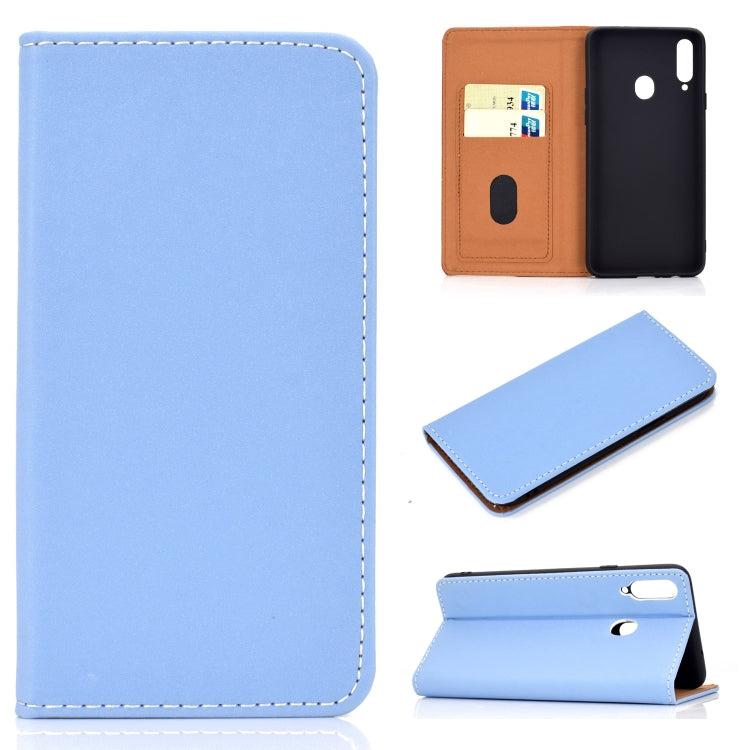 Solid Color Magnetic Horizontal Flip Leather Case with Card Slot & Holder, For Xiaomi Redmi Note 8, For Xiaomi Mi CC9, For Xiaomi Mi CC9e, For Huawei Mate 30, For Huawei Mate 30 Lite, For Galaxy A10, For Galaxy A10s, For Galaxy A30, For Galaxy A40�����...