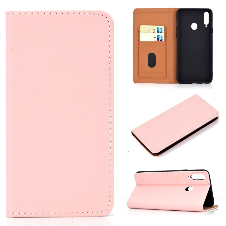 Solid Color Magnetic Horizontal Flip Leather Case with Card Slot & Holder, For Xiaomi Redmi Note 8, For Xiaomi Mi CC9, For Xiaomi Mi CC9e, For Huawei Mate 30, For Huawei Mate 30 Lite, For Galaxy A10, For Galaxy A10s, For Galaxy A30, For Galaxy A40�����...