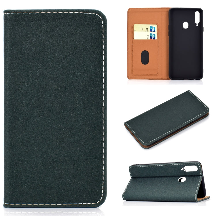 Solid Color Magnetic Horizontal Flip Leather Case with Card Slot & Holder, For Xiaomi Redmi Note 8, For Xiaomi Mi CC9, For Xiaomi Mi CC9e, For Huawei Mate 30, For Huawei Mate 30 Lite, For Galaxy A10, For Galaxy A10s, For Galaxy A30, For Galaxy A40�����...
