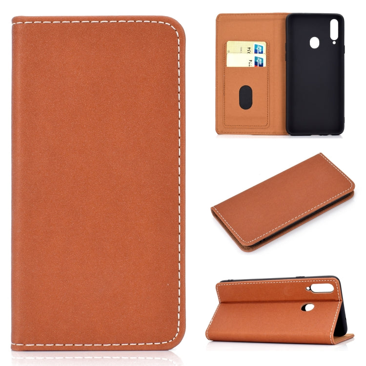 Solid Color Magnetic Horizontal Flip Leather Case with Card Slot & Holder, For Xiaomi Redmi Note 8, For Xiaomi Mi CC9, For Xiaomi Mi CC9e, For Huawei Mate 30, For Huawei Mate 30 Lite, For Galaxy A10, For Galaxy A10s, For Galaxy A30, For Galaxy A40�����...