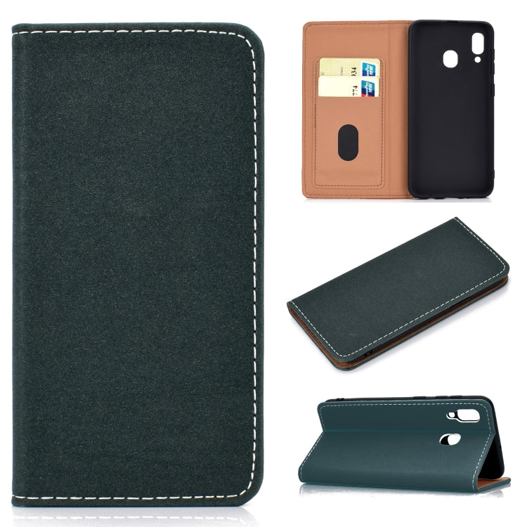 Solid Color Magnetic Horizontal Flip Leather Case with Card Slot & Holder, For Xiaomi Redmi Note 8, For Xiaomi Mi CC9, For Xiaomi Mi CC9e, For Huawei Mate 30, For Huawei Mate 30 Lite, For Galaxy A10, For Galaxy A10s, For Galaxy A30, For Galaxy A40�����...