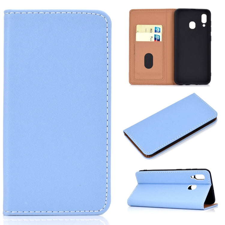 Solid Color Magnetic Horizontal Flip Leather Case with Card Slot & Holder, For Xiaomi Redmi Note 8, For Xiaomi Mi CC9, For Xiaomi Mi CC9e, For Huawei Mate 30, For Huawei Mate 30 Lite, For Galaxy A10, For Galaxy A10s, For Galaxy A30, For Galaxy A40�����...