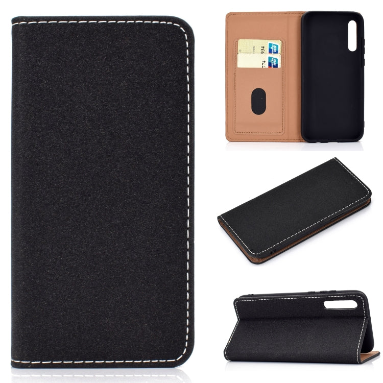 Solid Color Magnetic Horizontal Flip Leather Case with Card Slot & Holder, For Xiaomi Redmi Note 8, For Xiaomi Mi CC9, For Xiaomi Mi CC9e, For Huawei Mate 30, For Huawei Mate 30 Lite, For Galaxy A10, For Galaxy A10s, For Galaxy A30, For Galaxy A40�����...