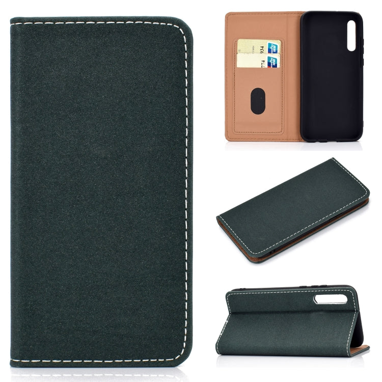Solid Color Magnetic Horizontal Flip Leather Case with Card Slot & Holder, For Xiaomi Redmi Note 8, For Xiaomi Mi CC9, For Xiaomi Mi CC9e, For Huawei Mate 30, For Huawei Mate 30 Lite, For Galaxy A10, For Galaxy A10s, For Galaxy A30, For Galaxy A40�����...