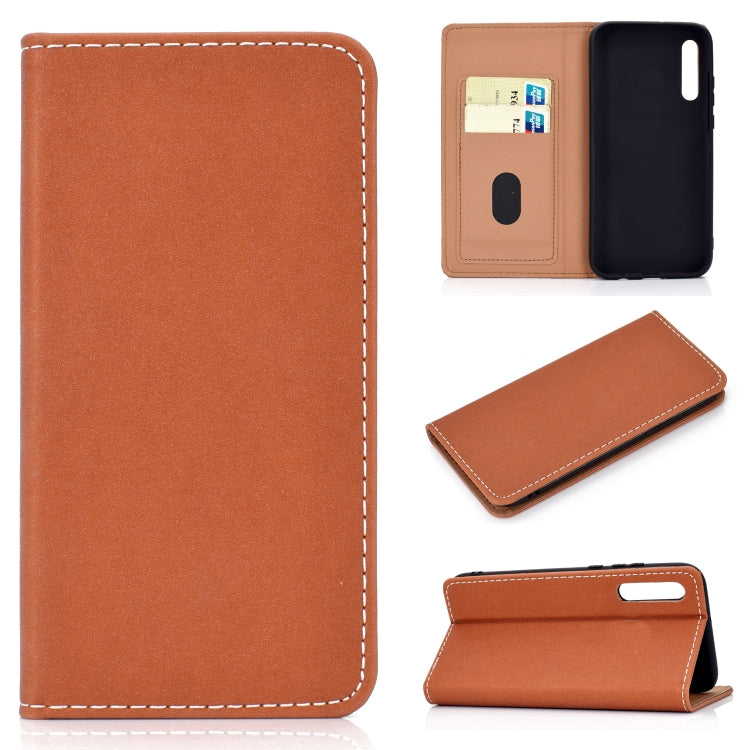 Solid Color Magnetic Horizontal Flip Leather Case with Card Slot & Holder, For Xiaomi Redmi Note 8, For Xiaomi Mi CC9, For Xiaomi Mi CC9e, For Huawei Mate 30, For Huawei Mate 30 Lite, For Galaxy A10, For Galaxy A10s, For Galaxy A30, For Galaxy A40�����...