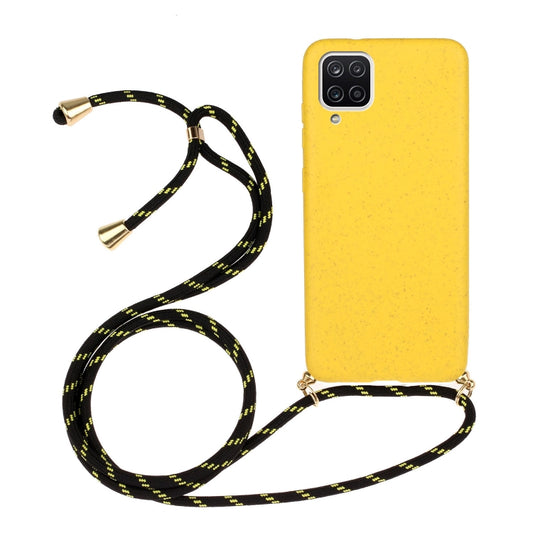 Wheat Straw Material + TPU Protective Case with Lanyard