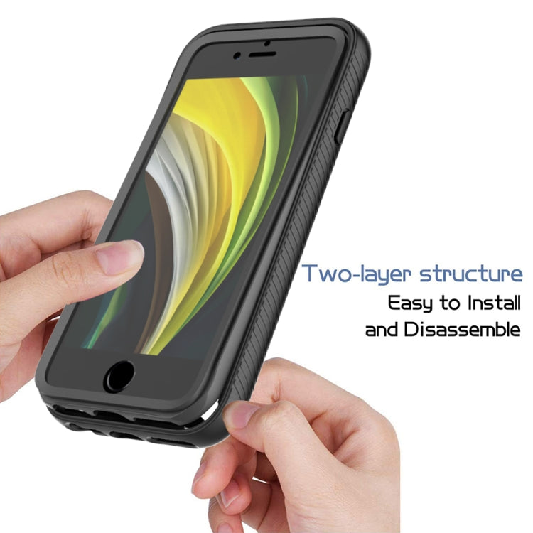 Starry Sky Solid Color Series Shockproof PC + TPU Case with PET Film