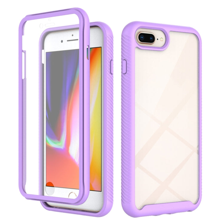 Starry Sky Solid Color Series Shockproof PC + TPU Case with PET Film