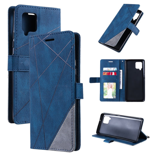 Skin Feel Splicing Horizontal Flip Leather Case with Holder & Card Slots & Wallet & Photo Frame