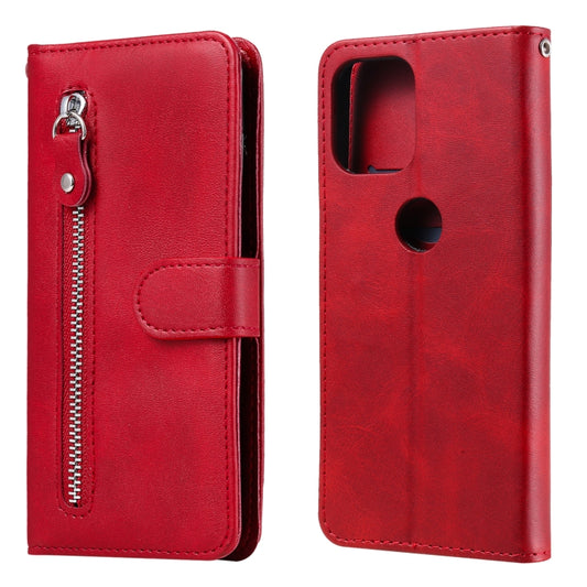 Fashion Calf Texture Zipper Horizontal Flip Leather Case with Stand & Card Slots & Wallet