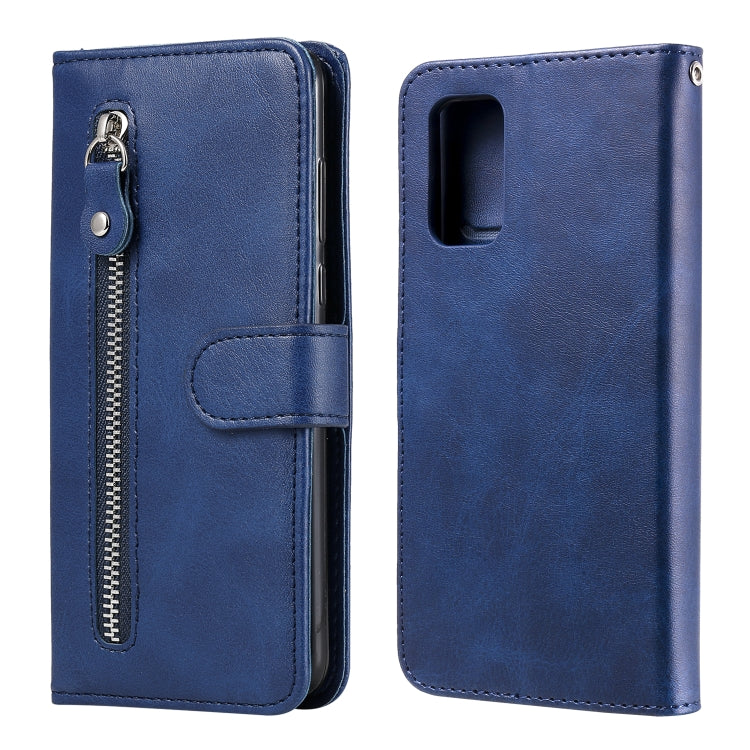 Fashion Calf Texture Zipper Horizontal Flip Leather Case with Stand & Card Slots & Wallet
