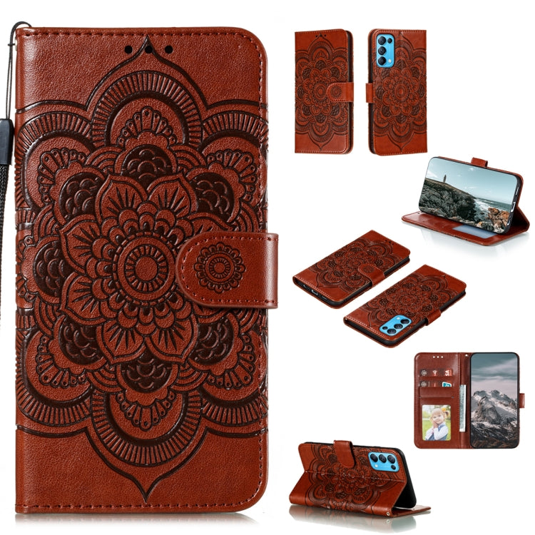 Mandala Embossing Pattern Horizontal Flip PU Leather Case with Holder & Card Slots & Walle & Lanyard, For Motorola Moto G Power (2021), For Nokia 1.4, For OPPO Reno5 5G / Find X3 Lite, For OPPO Reno5 Pro+ / Find X3 Neo, For OPPO Find X3 / Find X3 Pro��...