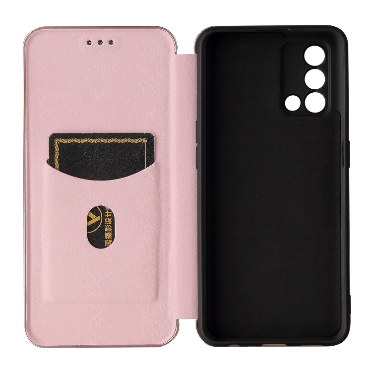 Carbon Fiber Texture Magnetic Horizontal Flip TPU + PC + PU Leather Case with Card Slot, For OPPO F19 / A74 4G, For Blackview A70 (2021)