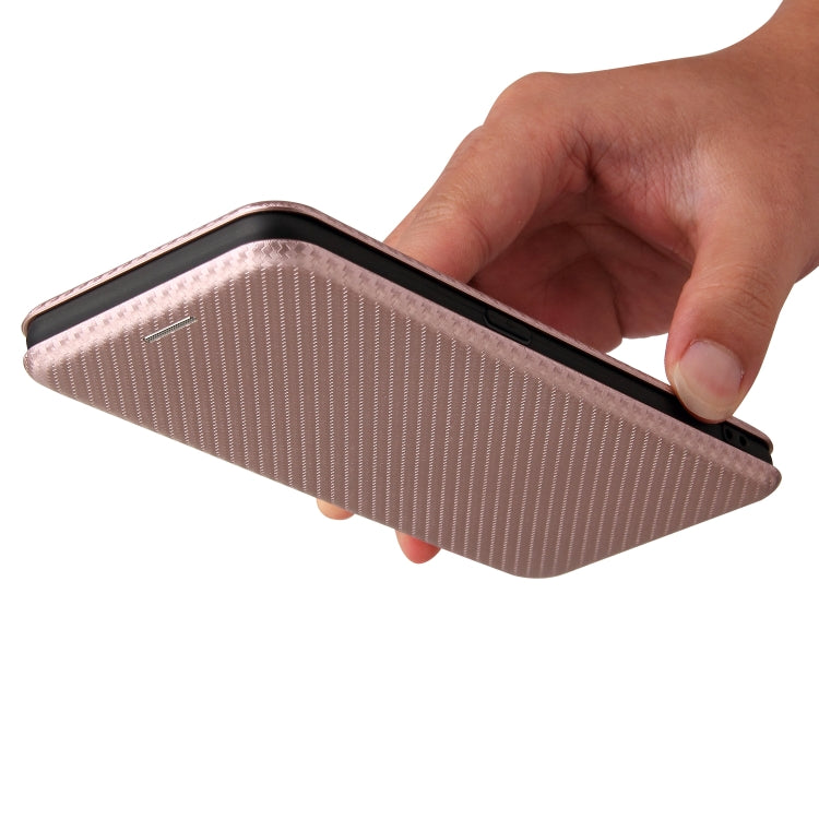 Carbon Fiber Texture Magnetic Horizontal Flip TPU + PC + PU Leather Case with Card Slot, For OPPO F19 / A74 4G, For Blackview A70 (2021)