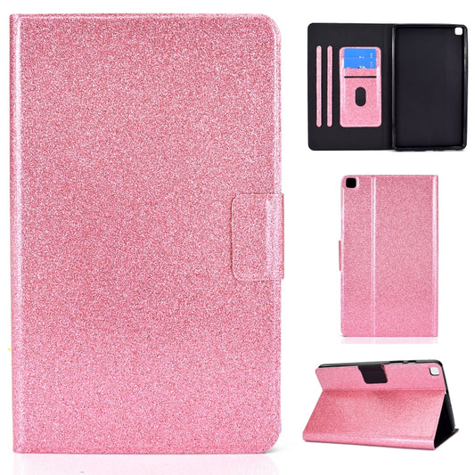 Glitter Horizontal Flip Leather Case with Holder & Card Slots