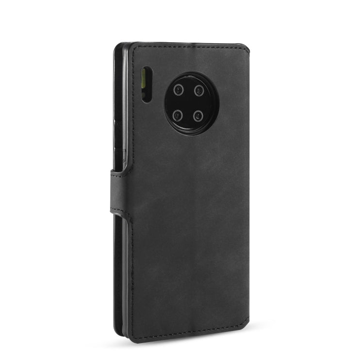 DG.MING Retro Oil Side Horizontal Flip Case with Holder & Card Slots & Wallet, For Huawei Mate 30 Pro