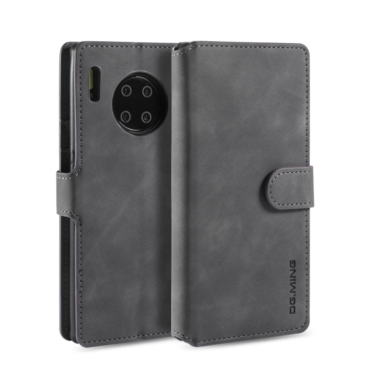 DG.MING Retro Oil Side Horizontal Flip Case with Holder & Card Slots & Wallet, For Huawei Mate 30 Pro