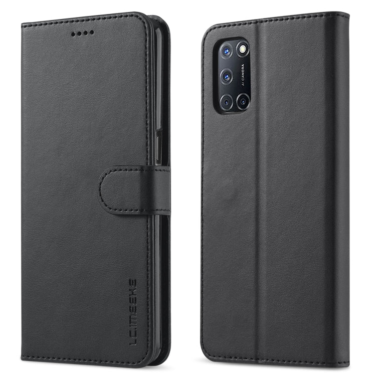 LC.IMEEKE Calf Texture Horizontal Flip Leather Case, with Holder & Card Slots & Wallet, For OPPO Realme C15 / C12 / C25, For OPPO F19 / A74 4G