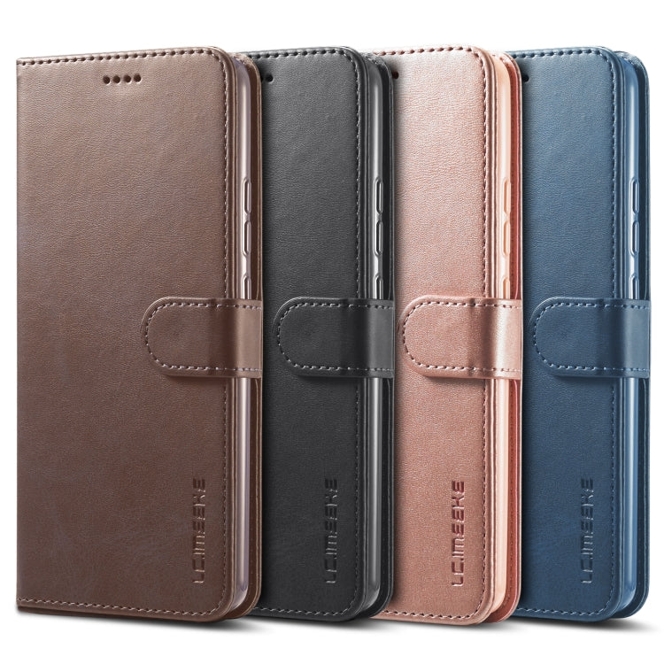 LC.IMEEKE Calf Texture Horizontal Flip Leather Case, with Holder & Card Slots & Wallet, For OPPO Realme C15 / C12 / C25, For OPPO F19 / A74 4G