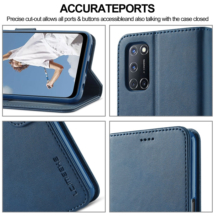 For OPPO F19 Pro / A94 5G LC.IMEEKE Calf Texture Horizontal Flip Leather Case with Holder & Card Slots & Wallet (Brown), For OPPO F19 Pro / A94 5G