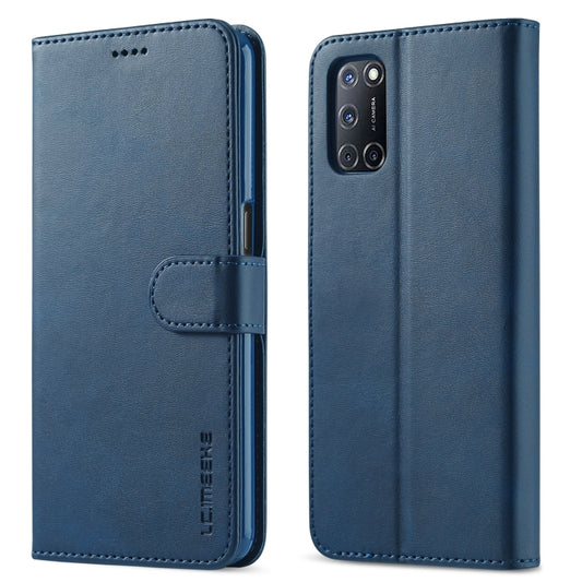 For OPPO F19 Pro / A94 5G LC.IMEEKE Calf Texture Horizontal Flip Leather Case with Holder & Card Slots & Wallet (Brown)
