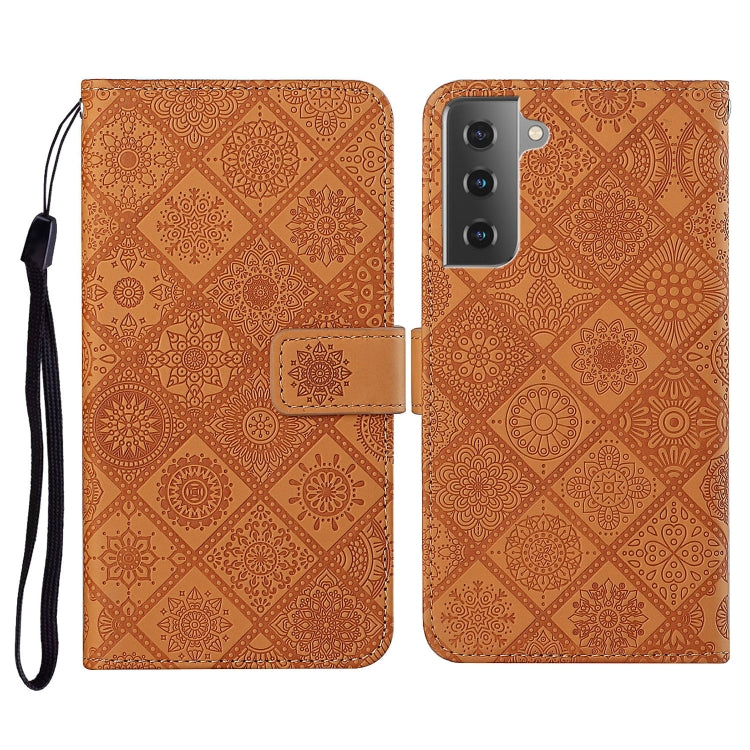Ethnic Style Embossed Pattern Horizontal Flip Leather Case with Holder & Card Slots & Wallet & Lanyard, For Samsung Galaxy S21 FE, For Samsung Galaxy A52 5G / 4G, For Samsung Galaxy A72 5G / 4G, For Samsung Galaxy A22  4G, For Samsung Galaxy A22  5G���...
