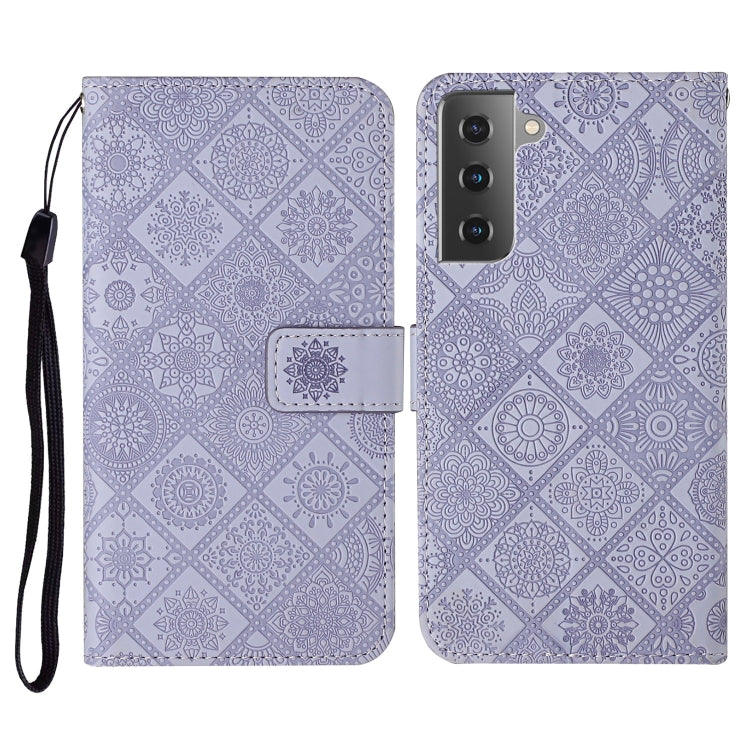 Ethnic Style Embossed Pattern Horizontal Flip Leather Case with Holder & Card Slots & Wallet & Lanyard, For Samsung Galaxy S21 FE, For Samsung Galaxy A52 5G / 4G, For Samsung Galaxy A72 5G / 4G, For Samsung Galaxy A22  4G, For Samsung Galaxy A22  5G���...