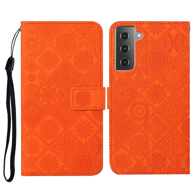 Ethnic Style Embossed Pattern Horizontal Flip Leather Case with Holder & Card Slots & Wallet & Lanyard, For Samsung Galaxy S21 FE, For Samsung Galaxy A52 5G / 4G, For Samsung Galaxy A72 5G / 4G, For Samsung Galaxy A22  4G, For Samsung Galaxy A22  5G���...
