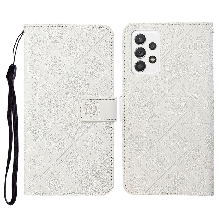Ethnic Style Embossed Pattern Horizontal Flip Leather Case with Holder & Card Slots & Wallet & Lanyard, For Samsung Galaxy S21 FE, For Samsung Galaxy A52 5G / 4G, For Samsung Galaxy A72 5G / 4G, For Samsung Galaxy A22  4G, For Samsung Galaxy A22  5G���...