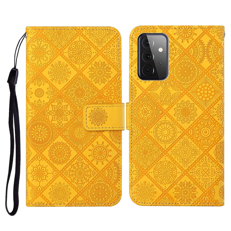 Ethnic Style Embossed Pattern Horizontal Flip Leather Case with Holder & Card Slots & Wallet & Lanyard, For Samsung Galaxy S21 FE, For Samsung Galaxy A52 5G / 4G, For Samsung Galaxy A72 5G / 4G, For Samsung Galaxy A22  4G, For Samsung Galaxy A22  5G���...