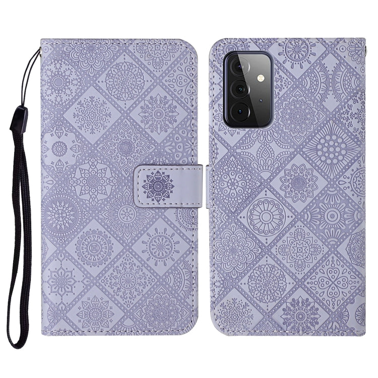 Ethnic Style Embossed Pattern Horizontal Flip Leather Case with Holder & Card Slots & Wallet & Lanyard, For Samsung Galaxy S21 FE, For Samsung Galaxy A52 5G / 4G, For Samsung Galaxy A72 5G / 4G, For Samsung Galaxy A22  4G, For Samsung Galaxy A22  5G���...