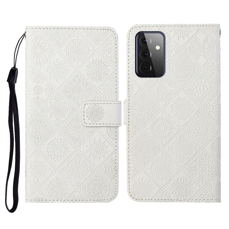 Ethnic Style Embossed Pattern Horizontal Flip Leather Case with Holder & Card Slots & Wallet & Lanyard, For Samsung Galaxy S21 FE, For Samsung Galaxy A52 5G / 4G, For Samsung Galaxy A72 5G / 4G, For Samsung Galaxy A22  4G, For Samsung Galaxy A22  5G���...