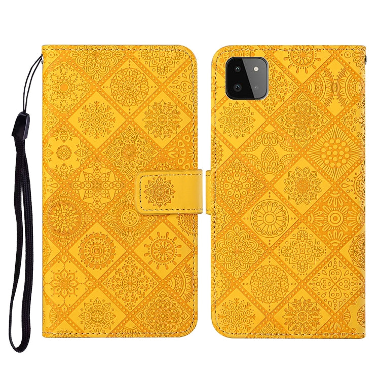 Ethnic Style Embossed Pattern Horizontal Flip Leather Case with Holder & Card Slots & Wallet & Lanyard, For Samsung Galaxy S21 FE, For Samsung Galaxy A52 5G / 4G, For Samsung Galaxy A72 5G / 4G, For Samsung Galaxy A22  4G, For Samsung Galaxy A22  5G���...