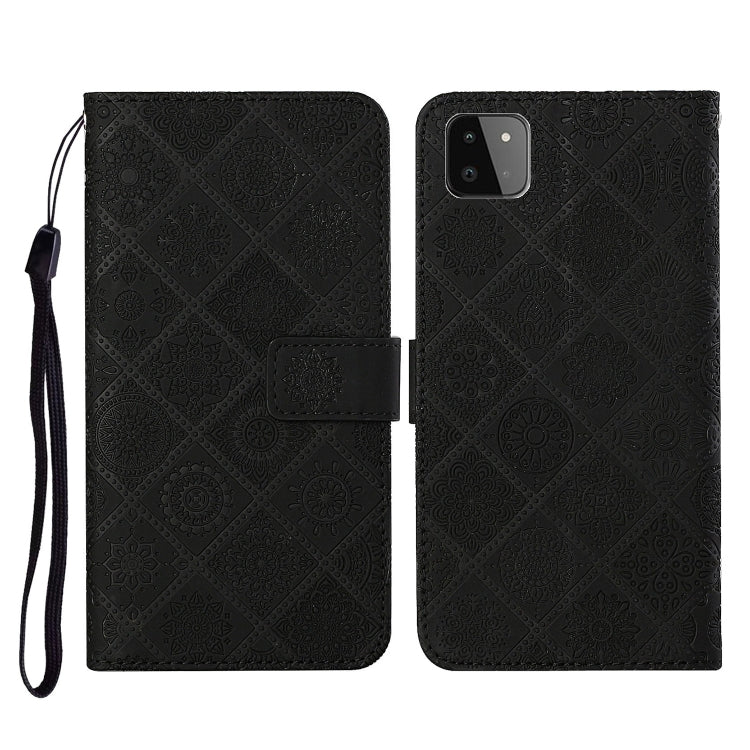 Ethnic Style Embossed Pattern Horizontal Flip Leather Case with Holder & Card Slots & Wallet & Lanyard, For Samsung Galaxy S21 FE, For Samsung Galaxy A52 5G / 4G, For Samsung Galaxy A72 5G / 4G, For Samsung Galaxy A22  4G, For Samsung Galaxy A22  5G���...