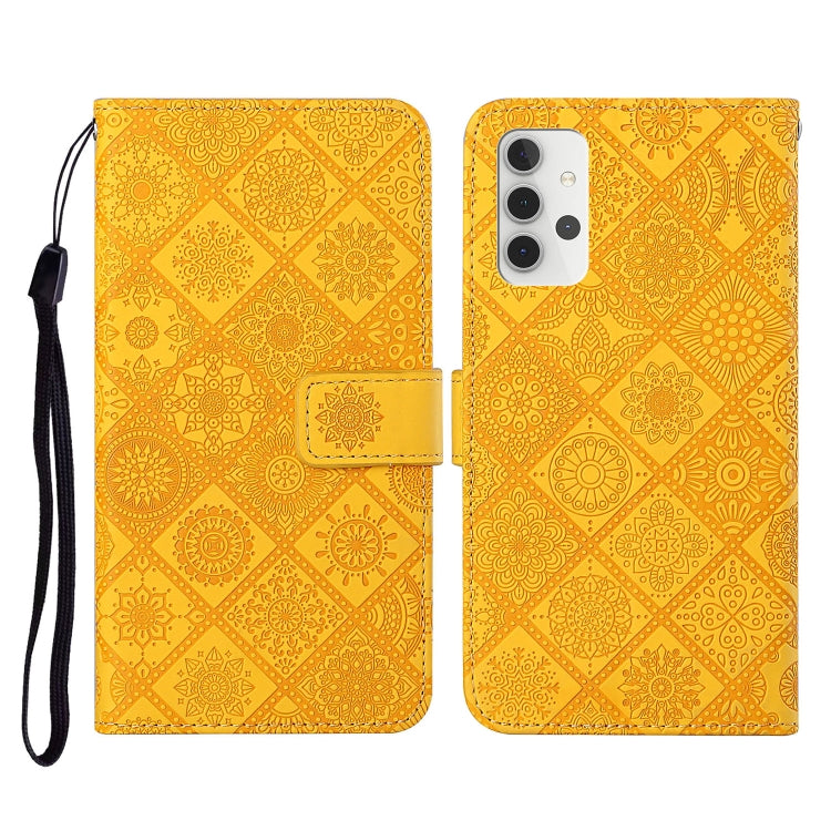 Ethnic Style Embossed Pattern Horizontal Flip Leather Case with Holder & Card Slots & Wallet & Lanyard, For Samsung Galaxy S21 FE, For Samsung Galaxy A52 5G / 4G, For Samsung Galaxy A72 5G / 4G, For Samsung Galaxy A22  4G, For Samsung Galaxy A22  5G���...