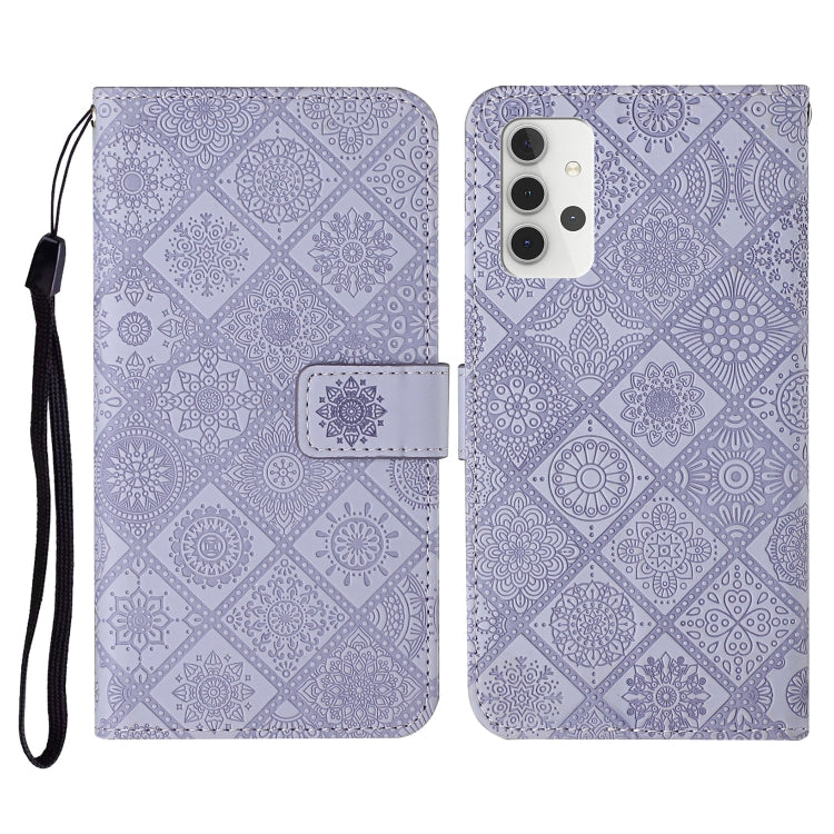 Ethnic Style Embossed Pattern Horizontal Flip Leather Case with Holder & Card Slots & Wallet & Lanyard, For Samsung Galaxy S21 FE, For Samsung Galaxy A52 5G / 4G, For Samsung Galaxy A72 5G / 4G, For Samsung Galaxy A22  4G, For Samsung Galaxy A22  5G���...