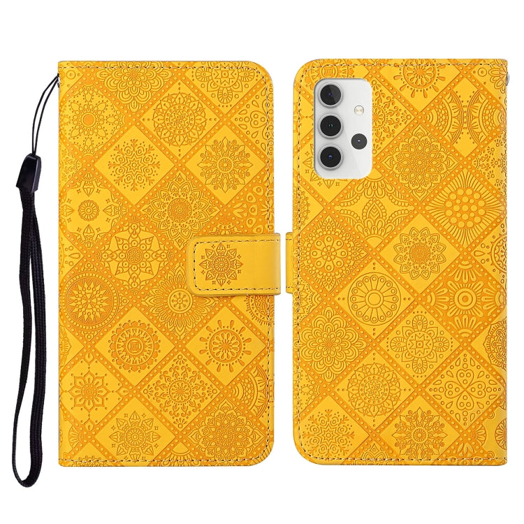 Ethnic Style Embossed Pattern Horizontal Flip Leather Case with Holder & Card Slots & Wallet & Lanyard, For Samsung Galaxy S21 FE, For Samsung Galaxy A52 5G / 4G, For Samsung Galaxy A72 5G / 4G, For Samsung Galaxy A22  4G, For Samsung Galaxy A22  5G���...