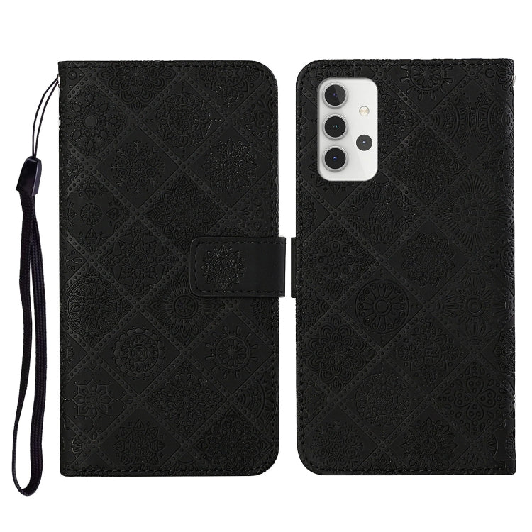 Ethnic Style Embossed Pattern Horizontal Flip Leather Case with Holder & Card Slots & Wallet & Lanyard, For Samsung Galaxy S21 FE, For Samsung Galaxy A52 5G / 4G, For Samsung Galaxy A72 5G / 4G, For Samsung Galaxy A22  4G, For Samsung Galaxy A22  5G���...