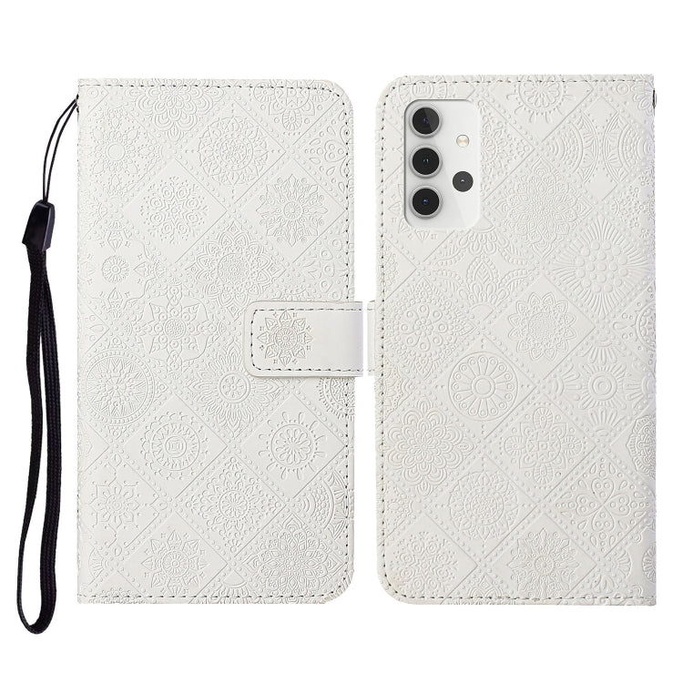 Ethnic Style Embossed Pattern Horizontal Flip Leather Case with Holder & Card Slots & Wallet & Lanyard, For Samsung Galaxy S21 FE, For Samsung Galaxy A52 5G / 4G, For Samsung Galaxy A72 5G / 4G, For Samsung Galaxy A22  4G, For Samsung Galaxy A22  5G���...